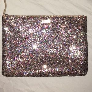 glitter clutch by Kate Spade